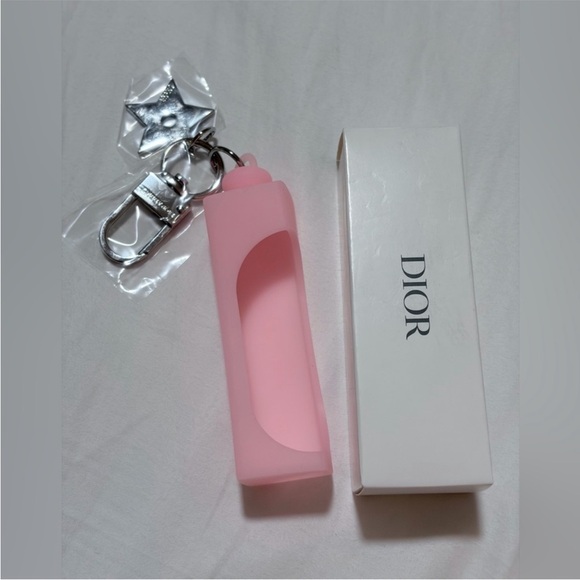 Dior Soft Pink Keychain Accessory - Picture 1 of 3